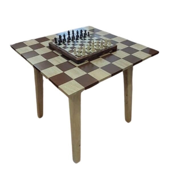 The Checkmate - Rubber Wood Chess Table